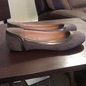 Like New! Faux Suede Ballet Flats